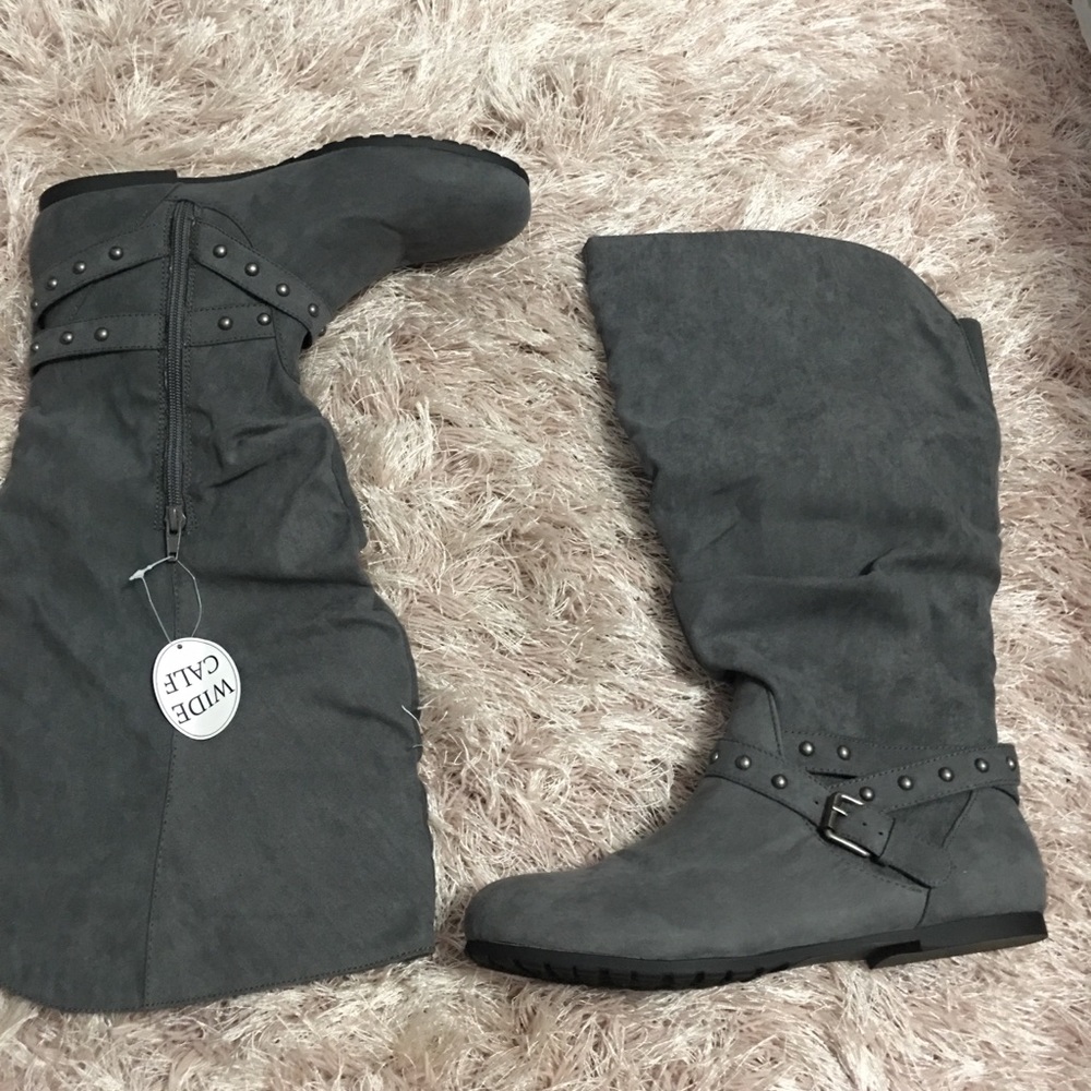 grey boots